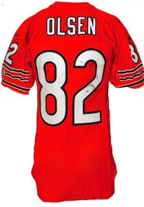 10/28/2007 Greg Olsen Rookie Chicago Bears Game-Used Alternate Jersey