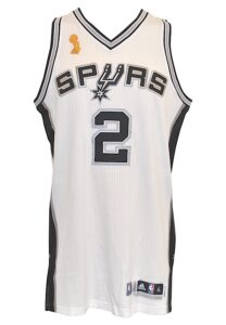 10/28/2014 Kawhi Leonard San Antonio Spurs Game-Issued Home Jersey (Season Opener • Ring Ceremony Night)