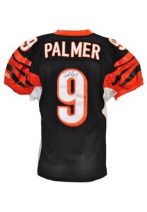 10/29/06 Carson Palmer Cincinnati Bengals Game-Used & Autographed Home Jersey