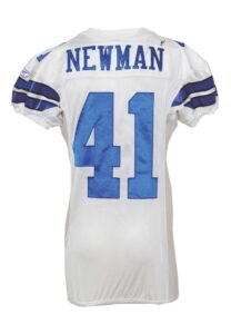 10/29/2006 Terrance Newman Dallas Cowboys Game-Used Home Uniform