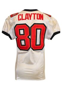 10/3/2004 Michael Clayton Tampa Bay Buccaneers Game-Used & Autographed Home Jersey