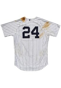 10/3/2012 Robinson Cano NY Yankees Game-Used Home Jersey