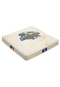 10/30/2001 New York Yankees World Series Game Three Game-Used Third Base