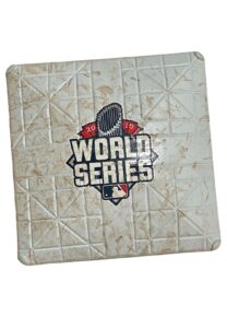 10/30/2015 KC Royals vs. NY Mets World Series Game-Used First Base