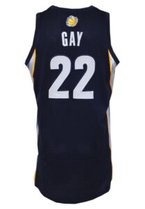 10/31/12 Rudy Gay Memphis Grizzlies Game-Used Road Jersey