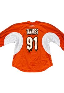 10/31/2009 John Tavares NY Islanders Halloween Player Worn & Autographed Warm-Up Jersey