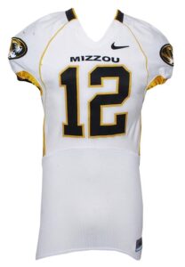 10/31/2009 Sean Weatherspoon University of Missouri Tigers Game-Used Uniform