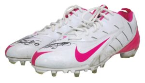 10/4/2009 Andre Johnson Houston Texans Game-Used & Autographed BCA Cleats