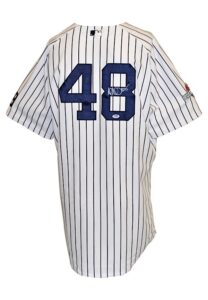 10/6/2015 Andrew Miller New York Yankees MLB Playoffs Game-Used & Autographed Pinstripe Home Jersey