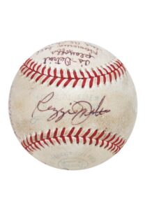 10/7/1972 Al Kaline ALCS Game 1 Multi-Signed Home Run Baseball