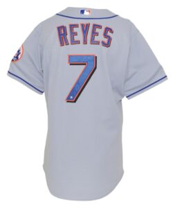 10/7/2006 Jose Reyes NY Mets Game-Used NLDS Game 3 Road Jersey