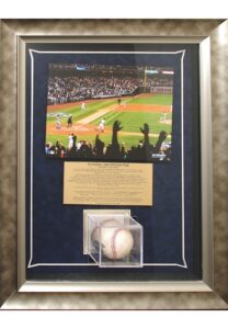 10/7/2009 Derek Jeter NY Yankees Game-Used & Autographed Baseball Inscribed “1st PS HR at New Stadium”