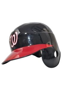 10/7/2012 & 10/8/2012 Ian Desmond Washington Nationals MLB Playoffs Game-Used Road Batting Helmet