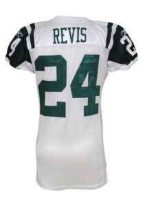 10/9/2011 Darrelle Revis New York Jets Game-Used Road Jersey