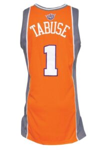 11/03/2004 Yuta Tabuse Rookie Debut Phoenix Suns Game-Used Orange Alternate Jersey