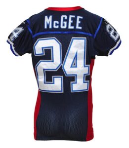 11/1/2009 Terrence McGee Buffalo Bills Game-Used Home Jersey