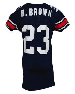 11/13/2004 Ronnie Brown Auburn Tigers Game-Used & Autographed Jersey