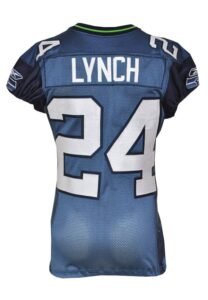 11/13/2011 Marshawn Lynch Seattle Seahawks Game-Used Home Jersey