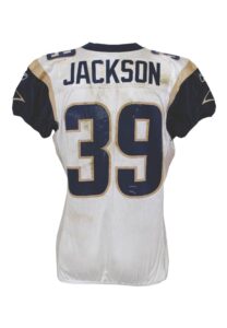 11/14/2010 Steven Jackson St. Louis Rams Game-Used Road Jersey