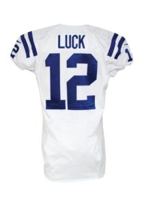 11/14/2013 Andrew Luck Indianapolis Colts Game-Used & Autographed Road Jersey