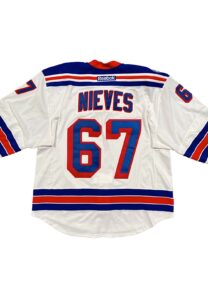 11/15/2016 Cristoval “Boo” Nieves NY Rangers NHL Debut Game-Used Jersey