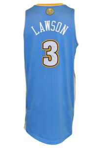 11/16/2013 Ty Lawson Denver Nuggets Game-Used Road Jersey