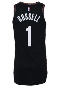 11/17/2018 D’Angelo Russell Brooklyn Nets Game-Used Home Jersey