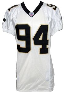 11/18/2007 Charles Grant New Orleans Saints Game-Used Road Jersey