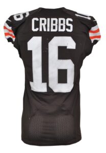 11/18/2012 Josh Cribbs Cleveland Browns Game-Used Home Jersey