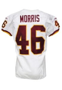 11/2/2014 Alfred Morris Washington Redskins Game-Used Road Uniform