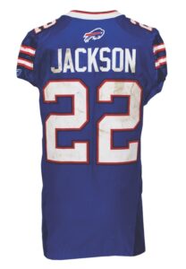 11/20/2011 Fred Jackson Buffalo Bills Game-Used Road Jersey