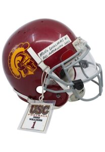 11/23/2002 Mike Williams USC Trojans Game-Used & Autographed Helmet