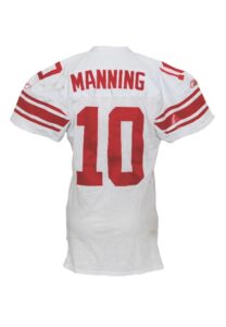 11/26/2006 Eli Manning NY Giants Game-Used Road Uniform