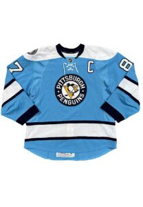 11/27/2010 Sidney Crosby Pittsburgh Penguins Game-Used Alternate Jersey