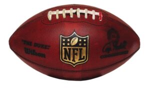 11/29/2009 Carolina Panthers @ NY Jets Game-Used Football & 11/1/2009 Denver Broncos @ Baltimore Ravens Game-Used Football