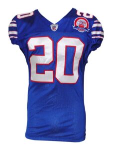 11/29/2009 Donte Whitner Buffalo Bills Game-Used AFL Legacy Home Jersey