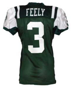 11/29/2009 Jay Feely New York Jets Game-Used Home Jersey