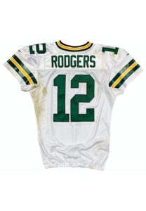 11/3/2019 Aaron Rodgers Green Bay Packers Game-Used & Autographed Jersey