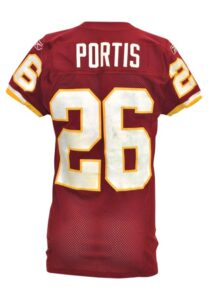 11/30/2008 Clinton Portis Washington Redskins Game-Used Home Uniform