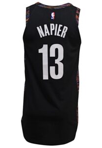 11/30/2018 Shabazz Napier Brooklyn Nets Game-Used Jersey