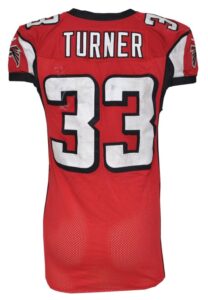 11/4/2012 Michael Turner Atlanta Falcons Game-Used Home Jersey