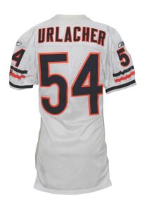 11/7/2004 Brian Urlacher Chicago Bears Game-Used Road Jersey