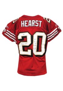 12/1/2002 Garrison Hearst San Francisco 49ers Game-Used & Autographed Home Jersey