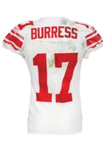 12/10/2006 Plaxico Burress NY Giants Game-Used Road Jersey