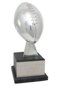 12/11/1988 Joe Morris NY Giants vs. KC Chiefs Player of the Game Trophy