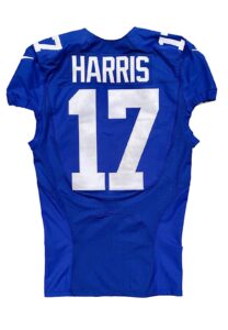 12/11/2016 Dwayne Harris NY Giants Game-Used & Signed Jersey