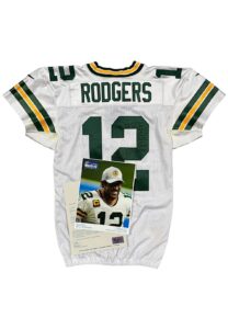 12/13/2020 Aaron Rodgers Green Bay Packers Game-Used & Autographed Jersey