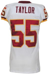 12/14/2008 Jason Taylor Washington Redskins Game-Used Road Jersey