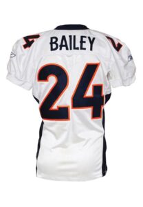 12/17/2006 Champ Bailey Denver Broncos Game-Used Road Jersey