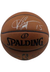 12/17/2019 Knicks Vs Hawks Vince Carter’s Last Game At MSG Game-Used & Autographed Basketball